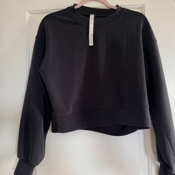 lululemon athletica Tops - Perfectly Oversized Cropped Crew *French Terry, Size 2